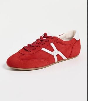 Veronica Beard Red Riviera Sneakers Size 9